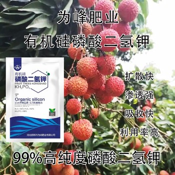高磷高鉀顆粒有機硅磷酸二氫鉀什么時間用,為峰肥業(yè)公司招商