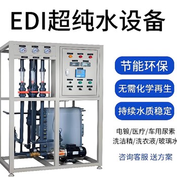 九江edi超純水機EDI超純水模塊維修聯(lián)純4噸純凈水設備