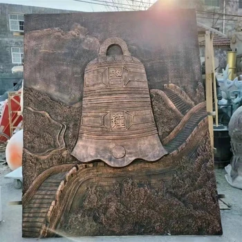 玻璃鋼消防主題浮雕圖片