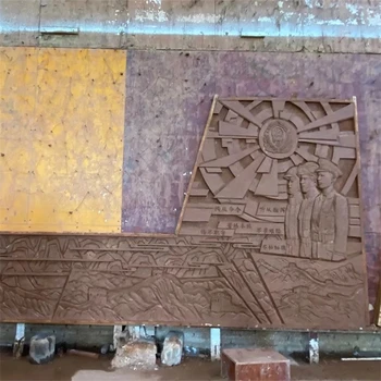 消防浮雕文化墻玻璃鋼消防主題浮雕加工