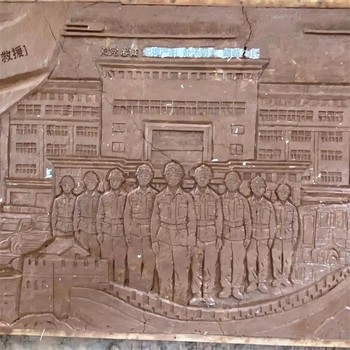 消防員浮雕公園景觀擺件
