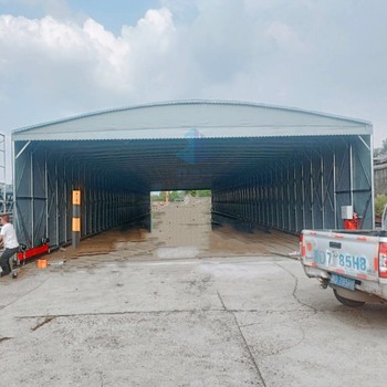 電動推拉蓬雨棚多少錢,球場遮陽棚