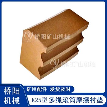 落地式提升機(jī)摩擦襯墊摩擦襯墊廠家JKMD2.25*4