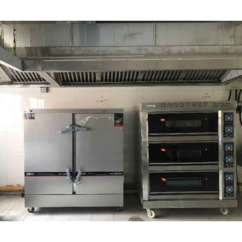 山西長治后廚專用明檔煙罩凈化一體機含稅靜電吸附率95%