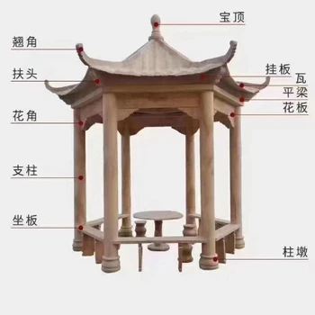 新疆寺廟石涼亭安裝涼亭