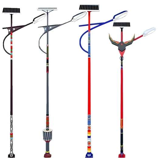 云南迪慶太陽(yáng)能路燈-普通路燈舊路燈改太陽(yáng)能燈