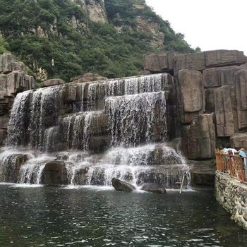 塘沽小區(qū)水泥假山人造塑山施工上門安裝-人造假山施工隊(duì)