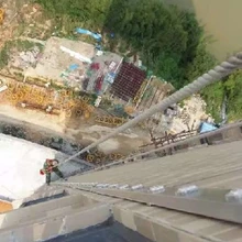 夜景亮化-蜘蛛人施工隊-潮州戶外LED洗墻燈安裝圖片