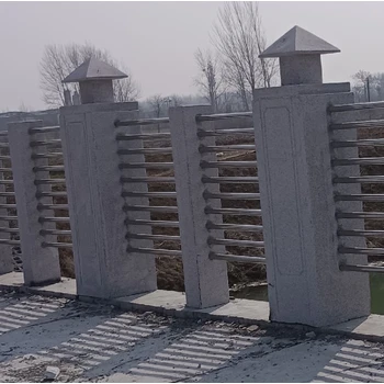 新疆抽象漢白玉石欄桿價格防護欄