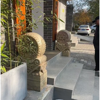 重慶市政庭院雕塑報(bào)價(jià)石獅子