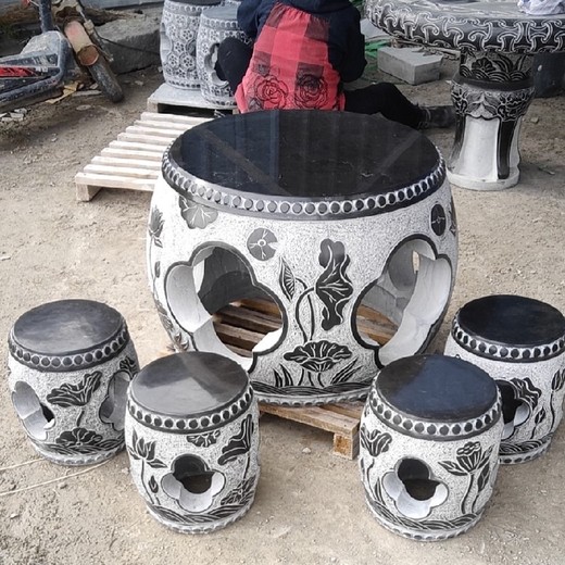 重慶花崗巖庭院雕塑制作石涼亭