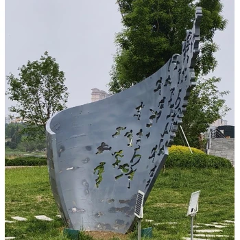 湖南大型公園不銹鋼雕塑報價及圖片動物