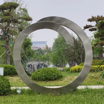 重慶組裝公園不銹鋼雕塑報價及圖片抽象