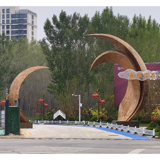 廣西組裝公園不銹鋼雕塑加工園林景觀