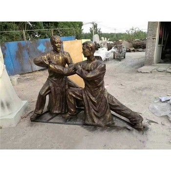 抽象打太極人物雕塑生產(chǎn)廠家武術(shù)人物雕塑