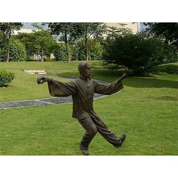 景區打太極人物雕塑廠家武術人物雕塑