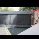 舟山廣場(chǎng)潮汐水幕夜間律動(dòng)美景