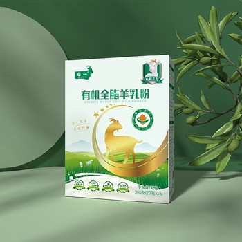 內蒙古牽一有機全脂羊乳粉奶香濃郁,牽一有機全脂羊奶粉批發