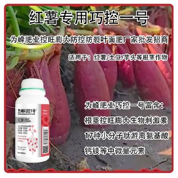 芋頭紅薯控旺劑巧控一號(hào),為峰肥業(yè)廠(chǎng)家批發(fā)