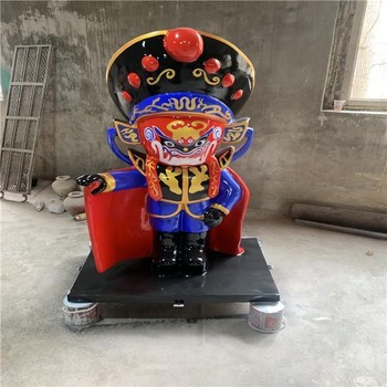 曲陽縣玻璃鋼戲曲人物雕塑圖片,唱戲花旦雕塑