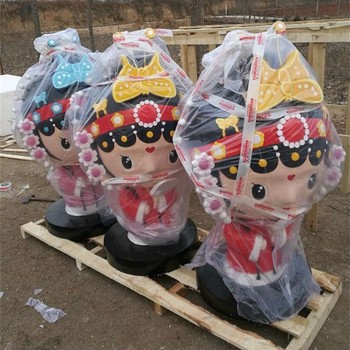戲曲人物雕塑款式,京劇人物雕塑