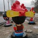 戲曲人物雕塑圖
