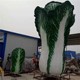 仿真大白菜雕塑圖