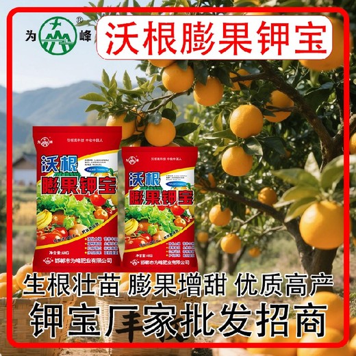 生根壯苗沃根膨果鉀寶鉀寶水溶肥,鉀寶廠家招商電話
