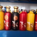 洋酒瓶玻璃白酒玻璃瓶烤花玻璃酒瓶