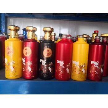 玻璃酒瓶廠烤花酒瓶廠玻璃白酒瓶