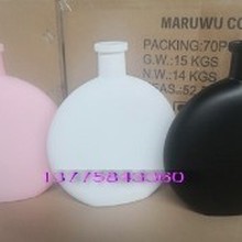 長(zhǎng)期供應(yīng)玻璃紅酒瓶-噴涂烤花玻璃洋酒瓶圖片