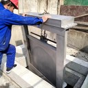 河南調(diào)蓄池液動限流閘門報價