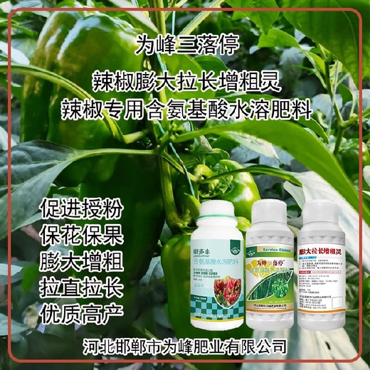生根壯苗辣椒膨大拉直素葉面肥廠(chǎng)家電話(huà),辣椒增產(chǎn)液