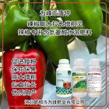 膨大拉長青椒葉面肥功效,辣椒增產(chǎn)液
