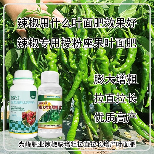 促進(jìn)授粉圓椒葉面肥價(jià)格,辣椒增產(chǎn)液