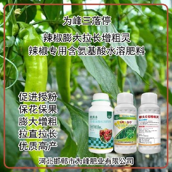 花芽分化菜椒葉面肥定做,為峰肥業(yè)廠(chǎng)家