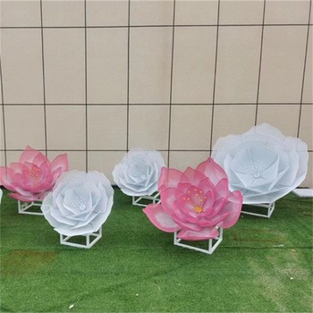 創(chuàng)意花朵雕塑實(shí)拍圖