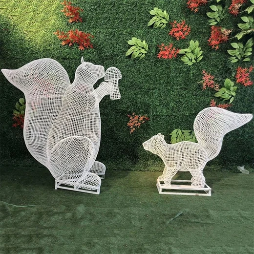 廣場松鼠雕塑案例分享