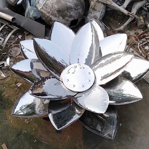 不銹鋼花朵雕塑欣賞