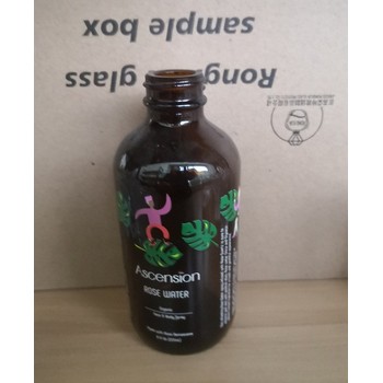 磨砂玻璃香水瓶磨砂絲印玻璃香水瓶精白料玻璃香水瓶