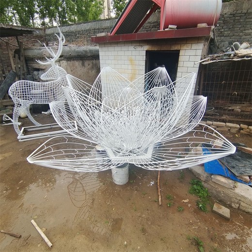 戶外園林庭院花朵擺件蓮花雕塑