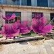 不銹鋼花朵雕塑圖