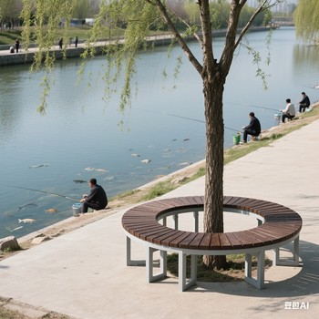 公園圍樹座椅圍樹椅/樹圍椅可移動(dòng)拆卸更靈活?