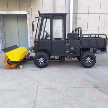 小型多功能掃雪車,更換機頭方便，多功能掃雪選擇