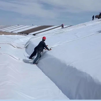 池州生產(chǎn)土工布廠家,防塵保溫400g園林綠化用布300短纖布