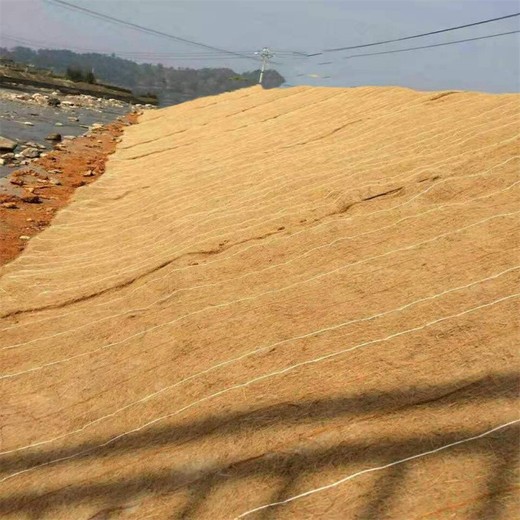 渭南椰絲毯廠家,公路生態(tài)護坡植草毯，稻草秸毯