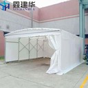軌道式架空雨棚-大型倉庫棚子-支撐定制