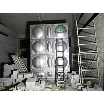 俞歐環(huán)保正方形/圓柱形災后應急供水SUS304不銹鋼水箱電話