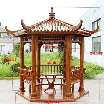 德州生產(chǎn)防腐木涼亭設(shè)計(jì)建造