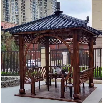 德州生產(chǎn)防腐木涼亭設(shè)計(jì)建造